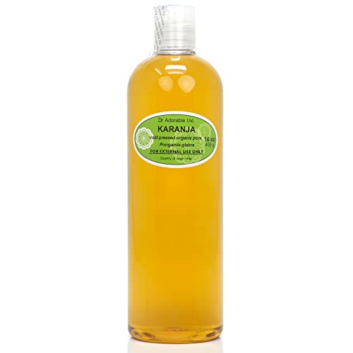 Organic Karanja Oil - Cold Pressed 16 oz for Skin & Hair Nourishment