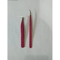 Fiber Tip Eyelash Extension Tweezers (Magenta)