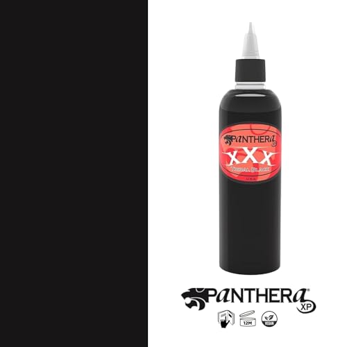 Tattoo Ink - XXX Tribal Black 5oz Bottle - Deep Velvety Black Ink for Tattoos