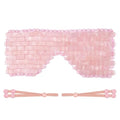 Mothers Day Gifts for Mom: ideayard Rose Quartz Eye Mask, Cooling Eye Mask 100% All Natural Crystal Mask for Facial Puffy Eyes Reusable