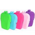 Silicone Storage Bag Small Travel Makeup Pouch Compact Cosmetic Organizer for Earphone Cash Coin Holder Durable Silicone Makeup Bag