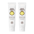 Sun Bum Curls & Waves Styling Cream Pack of 2 - 5 Fl Oz Each - Curl Defining Frizz Control