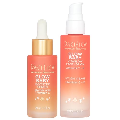 Vitamin C Face Serum & Moisturizer Set - Brighten & Hydrate Skin Bundle