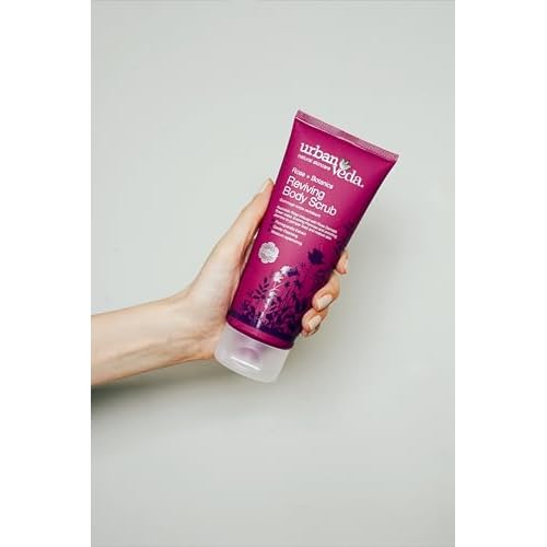 Rose Exfoliating Body Scrub | Natural Body Wash Scrub for Dry Skin | Mature Skin Scrub with Rosehip Oil | Exfoliating Body Scrubber by Urban Veda | 6.77 Fl oz