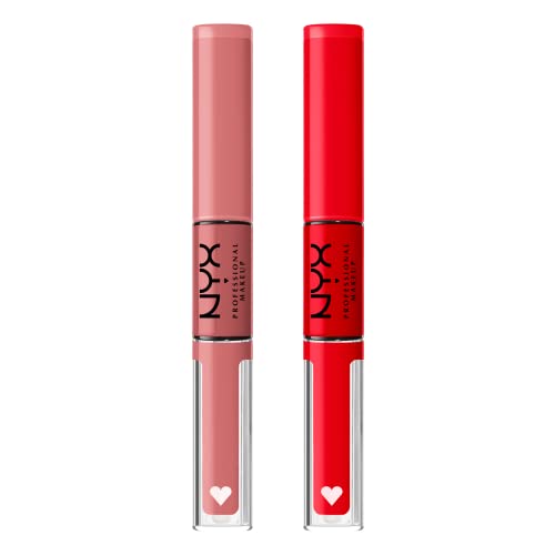 Long-Lasting Lipstick & Lip Gloss Set - High Shine, 16-Hour Wear