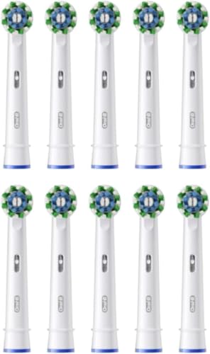 Oral-B Pro Cross Action Replacement Brush Heads Pack of 10 - White / 1 Count