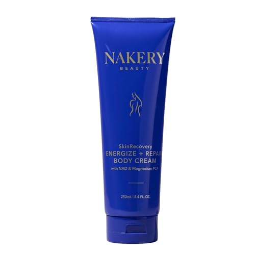 Energizing Body Cream with Magnesium & NAD+ - Rejuvenating Moisturizer for Smooth, Toned Skin (8.4 Fl Oz)