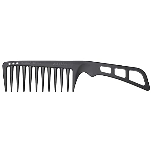 Olivia Garden CarbonLite Carbon Combs for Women and Men - Professional Hairdresser and Barber Accessories - Heat Resistant Up to 460 Degrees