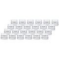 Clear Glass 0.25 oz Thick Wall Balm Jars with White Foam Lined Smooth Lids (24 pack)