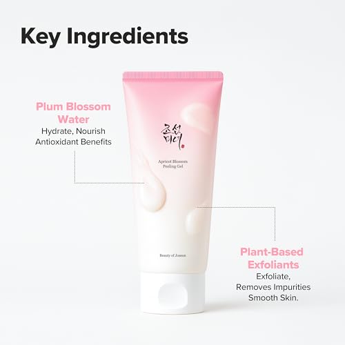 Apricot Blossom Peeling Gel 3.38 Fl Oz Pack of 2 - Gentle Exfoliating Face & Body Scrub