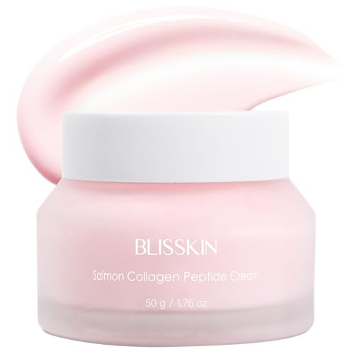 Intensive Repair Salmon Collagen Peptide Face Cream - Deeply Nourishing Formula with Peptides & Niacinamide for Essential Daily Care, 1.76oz