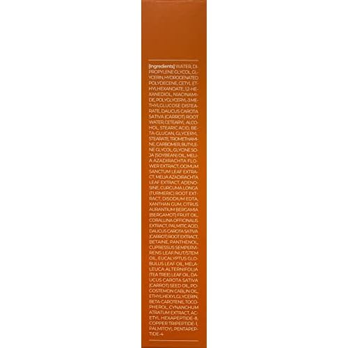 APRILSKIN Carrotene Clarifying Cream | Oily, sensitive, blemish-pron skin| Removes blemishes, balancing & skin protecting with M-Peptide | 2.02 oz | No sulfates and artificial fragrance