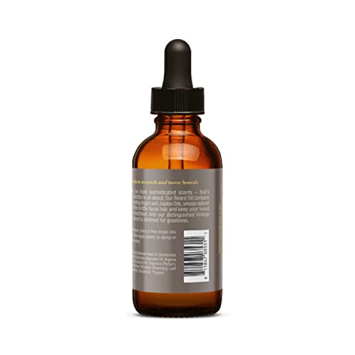 Cremo Beard Oil, Vintage Suede (Reserve Collection), 1 Fl Oz - Restore Natural Moisture and Soften Your Beard To Help Relieve Beard Itch