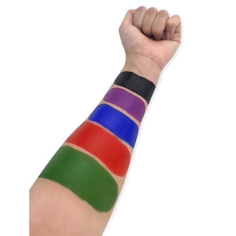 ColorMaster Green Eye Black Face Body Paint Stick (0.75oz) | Face Paint, Body Paint, & Foundation Cream Makeup