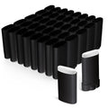Black 100 Pcs Refillable Travel Deodorant Containers 15ml for DIY Lip Balm