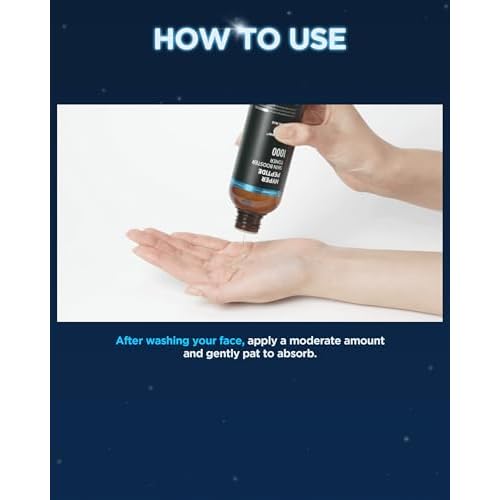 WELLAGE Hyper Peptide Skin Booster Face Toner - Korean Beauty Facial Astringent, Infused Peptide PHA, Anti-Aging, Wrinkle & Elasticity Improvement - for Uneven Texture, Reduces Pores, 6.76 fl.oz.