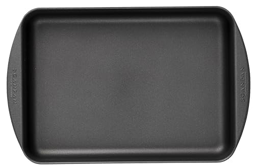 Scanpan Classic Roasting Pan 3.25 Qt with Rack - 13.5" x 8.75" Nonstick, Oven Safe 500°F, Dishwasher Safe, Metal Utensil Safe (variation: without Rack)