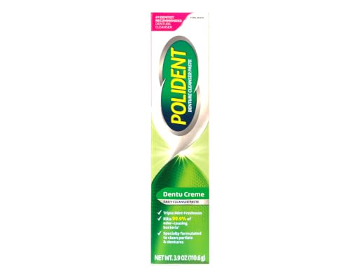 Polident Triple Mint Denture Cleaning Paste 3.9oz - Fresh & Odor-Free