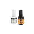 Mia Secret Glass Finish UV-LED Gel 0.5 oz (FG-6S) Luxury UV Base & Top Gel 0.5 oz (FGN-02)