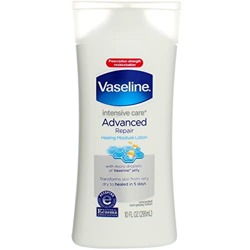 Vaseline Intensive Care Advanced Repair Unscented Body Lotion 10 fl oz 4 Pack