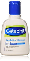 Cetaphil Gentle Skin Cleanser Unscented 4oz Pack of 2 for Sensitive Skin