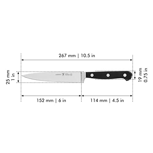 German-Engineered 6-Inch Utility Knife with Ultra-Sharp Blade for Kitchen Prep
