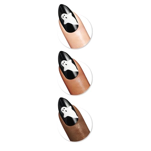Sally Hansen Salon Effects¢ç Perfect Manicure, Ghoul Power, Press On Nails, Non-Damaging Adhesive Tabs, File, and Alcohol Pad Included