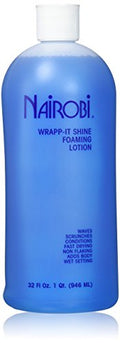 Nairobi Wrap-It Shine Foaming Hair Lotion 32 Fl Oz - Prevents Breakage & Thermal Protection