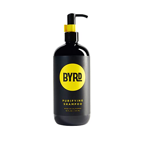 BYRD Purifying Sulfate-Free Shampoo - Gentle Daily Hair Cleanser, 16 oz - Variation of Shampoo