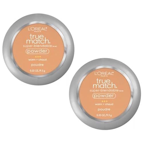 Pack of 2 L'Oreal Paris True Match Super-Blendable Powder, Fresh Beige W4.5