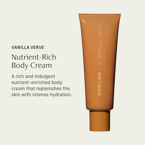 CYKLAR Nutrient Rich Body Cream. Vanilla Verve & Perfume Oil Roll-On Bundle