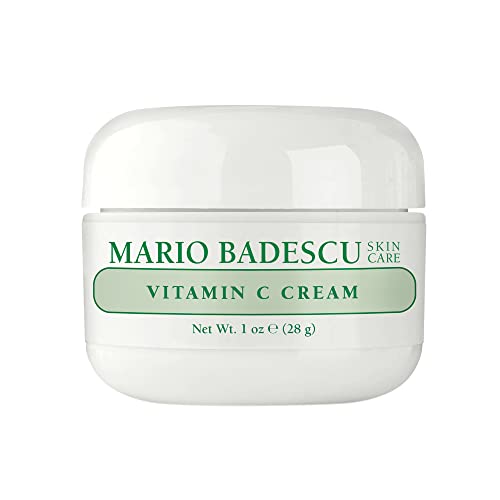 Mario Badescu Vitamin C Cream – Lightweight Daily Moisturizer with Niacinamide, 1 fl oz