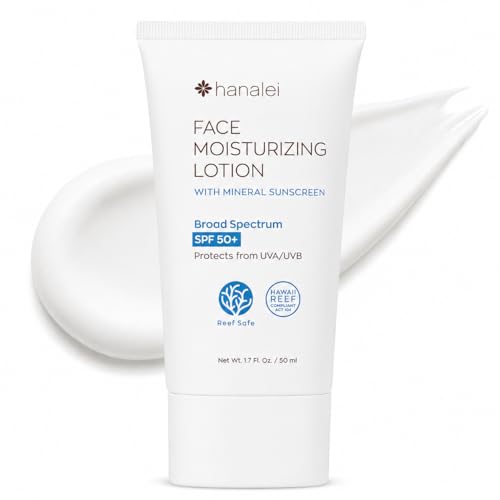 Mineral Sunscreen Face Moisturizer SPF 50+ with Aloe & Glycerin, 1.7 oz