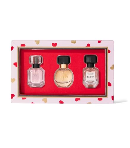 Assorted Mini Fragrance Gift Set - Victoria's Secret Eau de Parfums - Bombshell, Bare & Tease