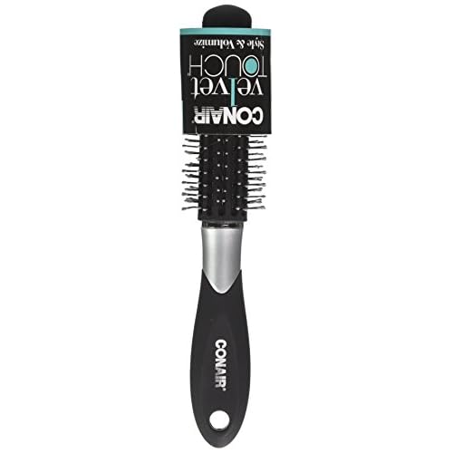 Conair Velvet Touch Full Round Nylon Brush - Color May Vary