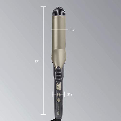 CONAIR INFINITIPRO Tourmaline 1 1/2-Inch Ceramic Curling Iron, 1 ¨ö inch barrel produces soft waves ? for use on medium and long hair