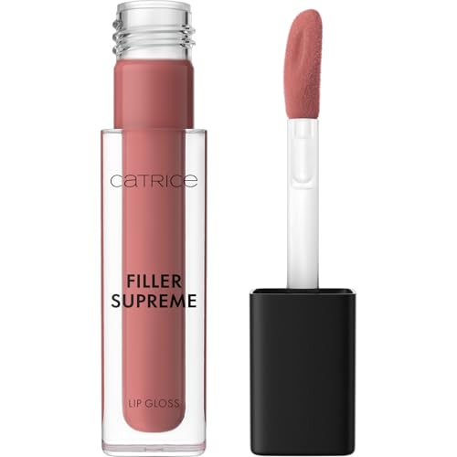 Catrice | Filler Supreme Lip Gloss with Peptides & Hyaluronic Acid | High-Shine, Hydrating Formula with Non-Sticky, Plumping Finish | Vegan & Cruelty Free (050 | Nude, Not Rude)