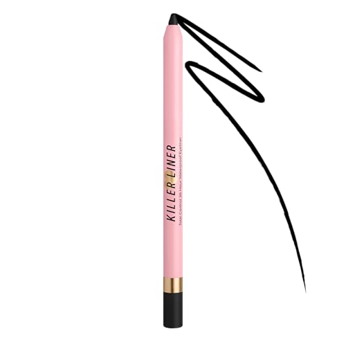 Too Faced Killer Liner 36-Hour Waterproof Gel Eyeliner Pencil - Killer Black, 0.04 oz