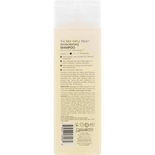 Giovanni, Invigorating Shampoo, Tea Tree, 8.5 oz