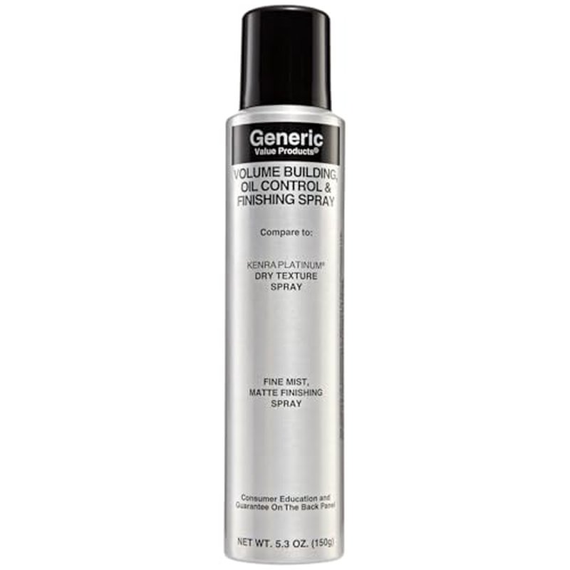 Generic Value Products Volume Building, Oil Control & Finishing Spray Compare to Platinum Dry Texture Spray 6