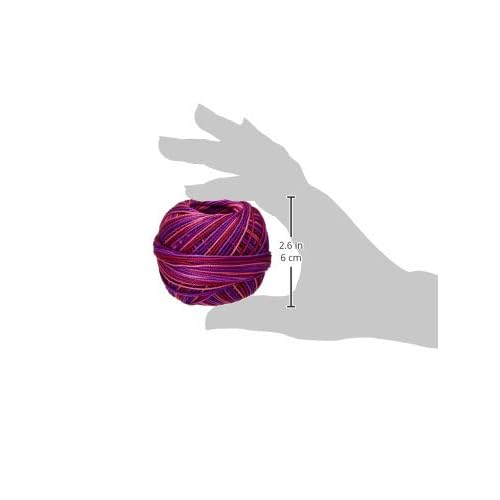 Handy Hands Lizbeth Cordonnet Cotton, 3, Grape Pomegranate, 1 Count (Pack of 2)