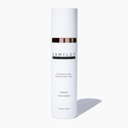 DRMTLGY Hydration Booster 10X ? Hyaluronic Acid Serum for Intense Hydration & Skin Plumping ? With Soybean, Green Tea & Aloe ? Reduces Fine Lines & Boosts Moisturizer Absorption ? 1.8 fl oz