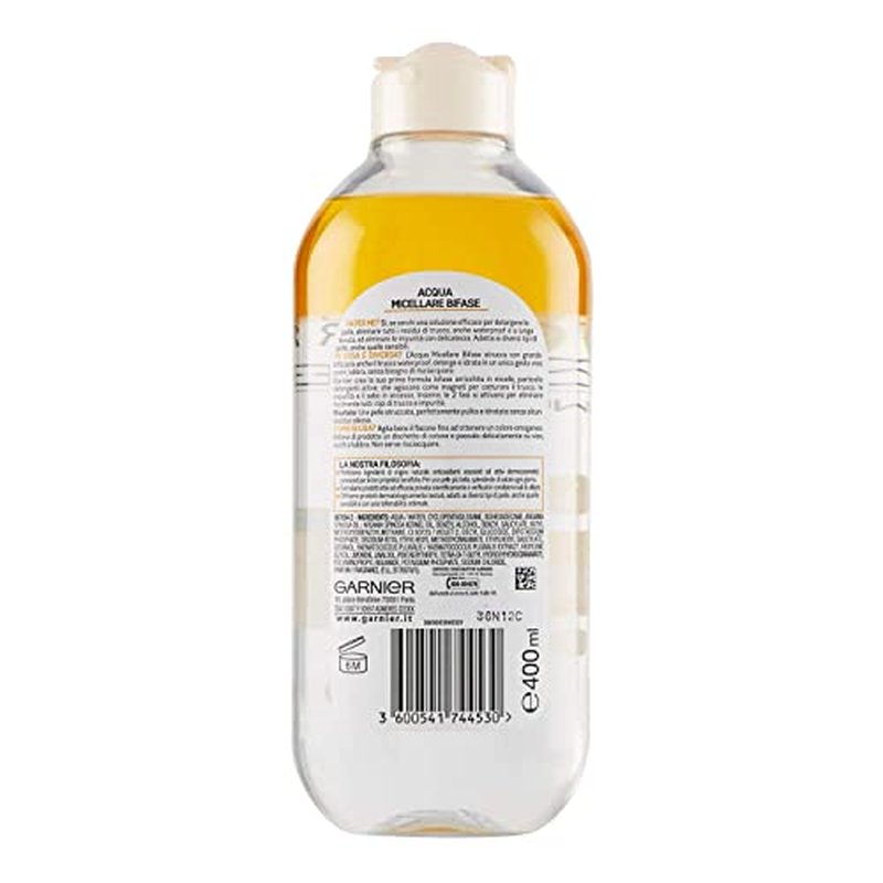 Garnier : Micellar Water with Argan Oil Daily Detergent, 400 ml