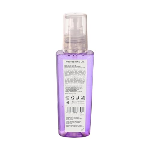 Tec Italy Olio Vital Color Hair Treatment for Color-Treated Hair, Protects & Enhances Color, Deep Hydration, Softness & Shine, 4.22 fl oz (125 ml)