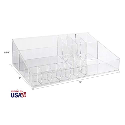 STORi Audrey Makeup Organizer & Drawer Bundle, Holder for Makeup Brushes, Palettes, & Beauty Supplies, Made in USA
