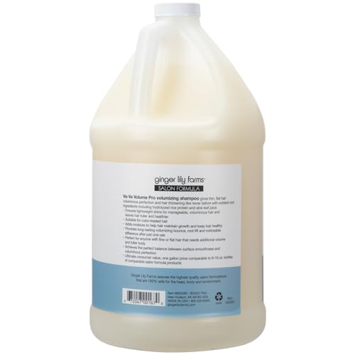 128oz Volumizing Shampoo for Fine Hair - Nourishing & Eco-Friendly