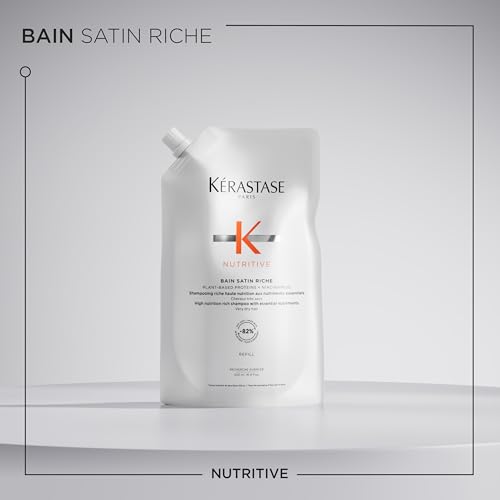 Kérastase Nutritive Bain Satin Riche Shampoo Refill for Dry Hair - 16.9 Fl Oz