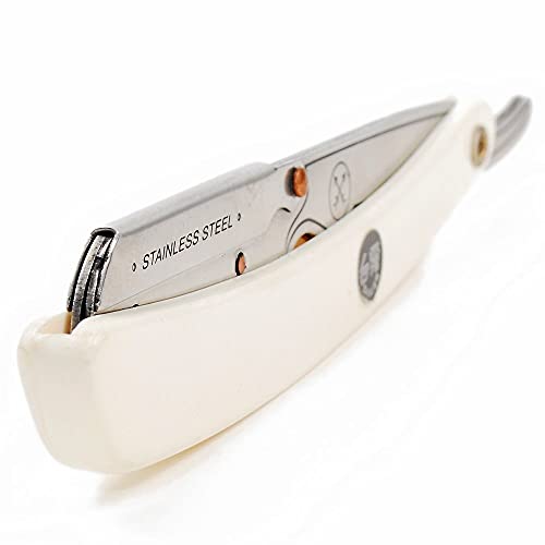 Professional Stainless Steel Barber Razor with 100 Blades - Precision Shaving Tool
