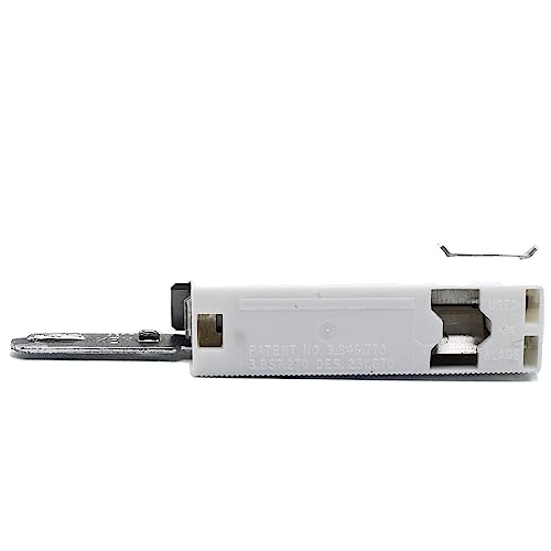 Parker Safety Razor, 20 Platinum Chrome Injector Razor Blades in Key Dispenser for Modern and Vintage Injector Razors, Made in the USA