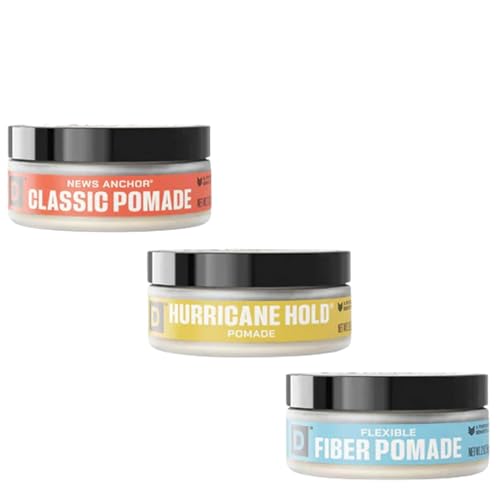 Duke Cannon Pomade Set - Medium to Strong Hold, Natural Matte Finish, Travel Size